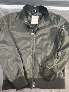 Dekker Military Garment Type DKK-21 Olive Green Camo Bomber Jacket Size S